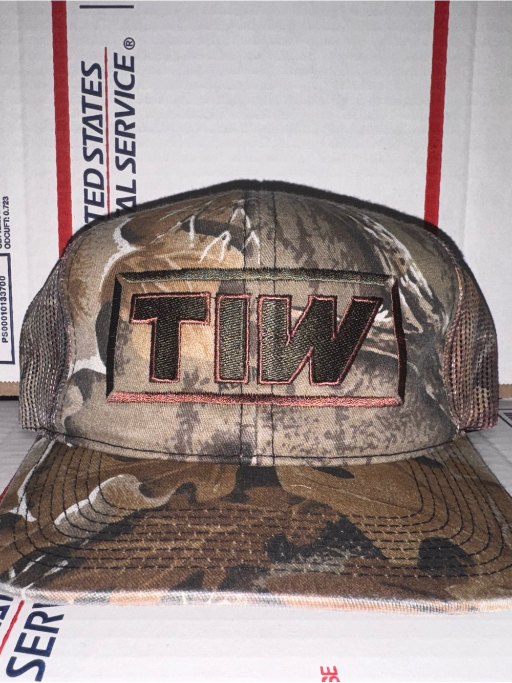TIW company business Advantage Camo 🌲 camouflage 🍂 Trucker Hat 🧢 vintage cap